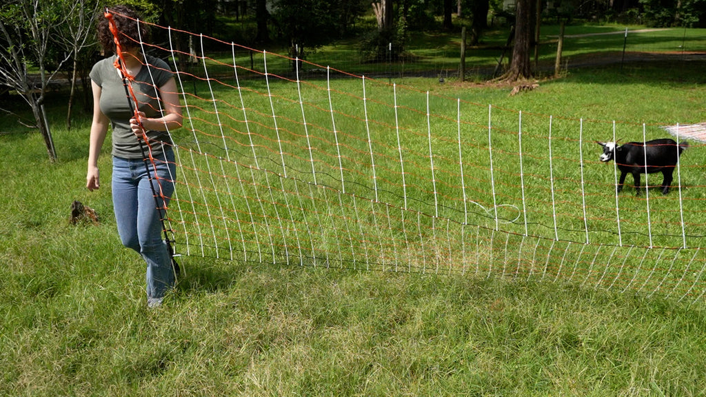 complete solar electric fence solution energiser netting fence kit